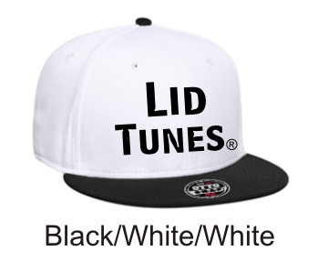 Lid Tunes Black White White Cap